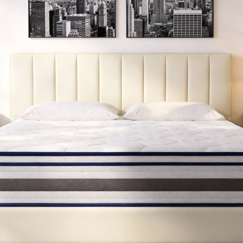 Premium Knitted Fabric Individual Pocket Sprung Mattress Medium Firm Comfort Support Bed Mattress Double 