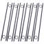 Piquets de tente en acier renforcé de 3/8 x 18 pouces, 12 pièces, extrémités biseautées noires, pour campings et abris