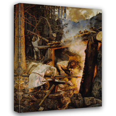 "La forge du sampo" par Akseli Gallen-Kallela - Toile tendue avec châssis