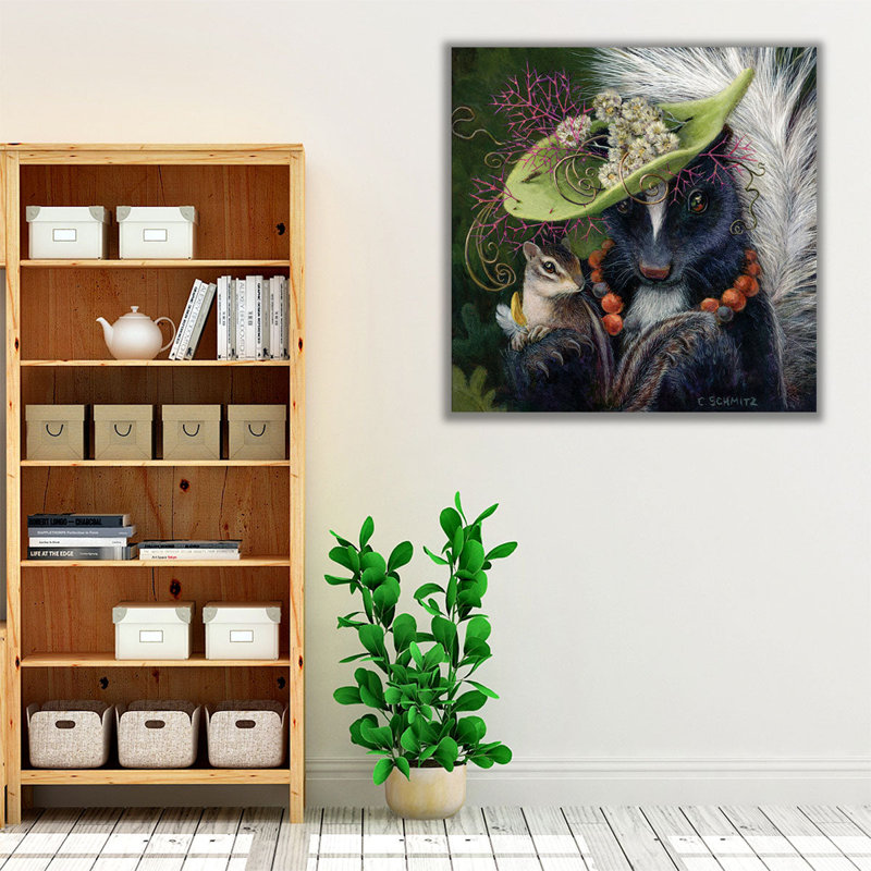 The Hat fabricant - reproduction d'art sur toile, H 12 po x l 12 po