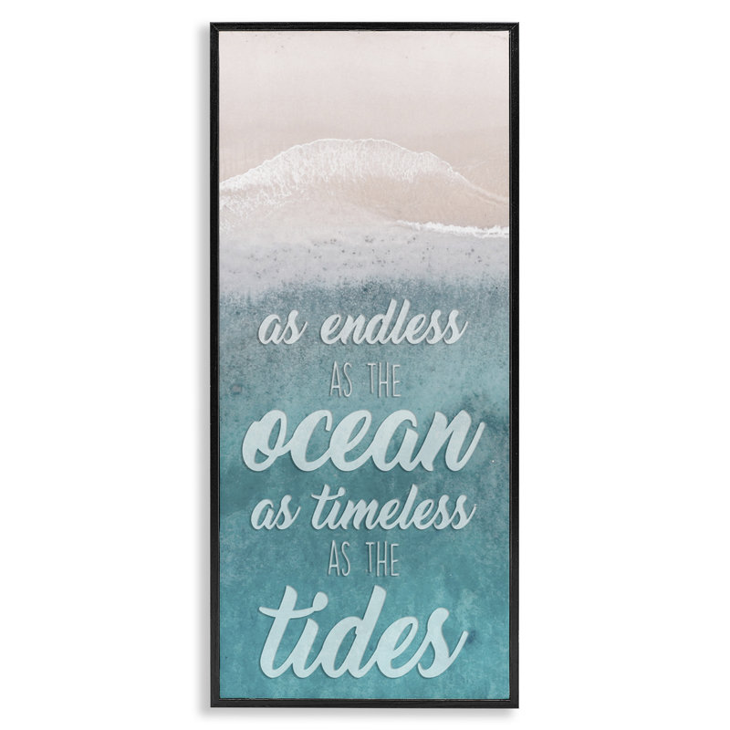 «Timeless As Tides Beach», impression numérique sur toile par Marcus Prime, Giclée encadrée noir minuit