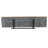 Slate Grey Enginee Wood Iron Wall Shelf-1900798840