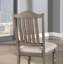 Chaises d'appoint transitionnelles avec pieds tournés gracieux