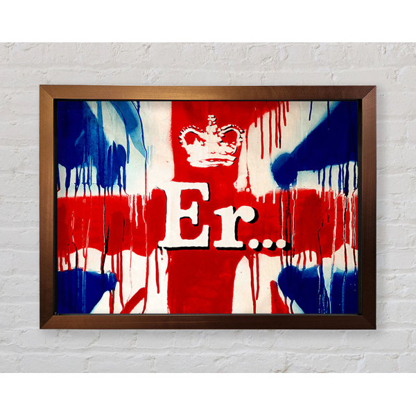 Williston Forge Er Flag - Single Picture Frame Print | Wayfair.co.uk