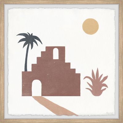 Desert Manor 1 Piece Single Picture Frame Painting