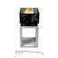 Square Concrete Wood Burning Smokeless Fire Pit