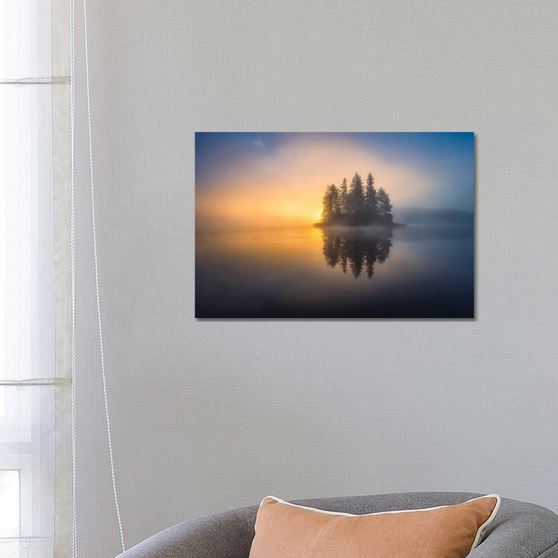 Atmospheric Autumn Morning by Lauri Lohi - Wrapped Canvas Print, 66.04 cm H x 45.72 cm W x 3.175 cm D
