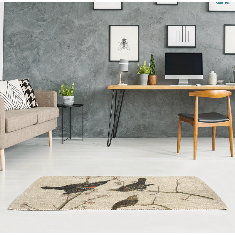 Chenille Animal Print Indoor Rug, Rectangle 2' x 3'