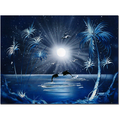 " Dolphins At Night " by Conrad