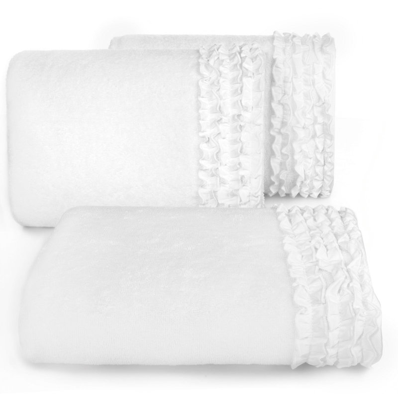 Copake Midweight Jacquard Bath Towel, Cream