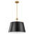 Glimson 1 - Light Black Cone Single Pendant
