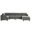 Canapé modulaire moderne, canapé convertible 6 places-1992374395