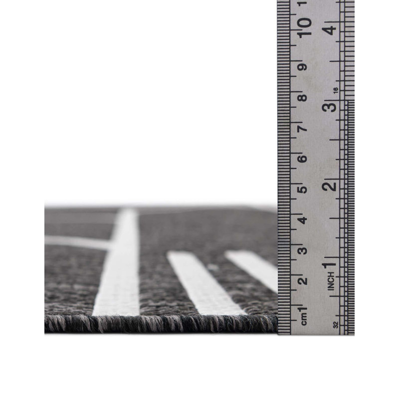 Tapis intérieur / extérieur moderne, Rectangle 7 pi 10 po x 10 pi