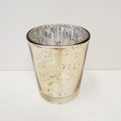 2.5'' H Mercury Glass Tabletop Votive Holder