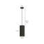 Ealidh 1 - Light Steel Cylinder Pendant-586241472