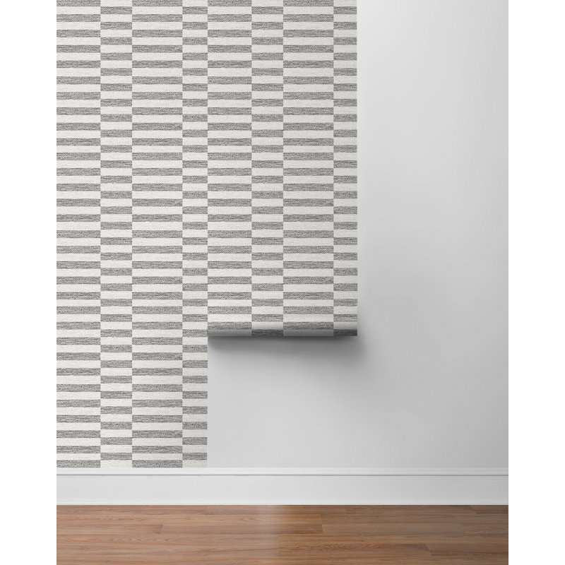 Papier peint adhésif naturel Stacy Garcia Home, Gris