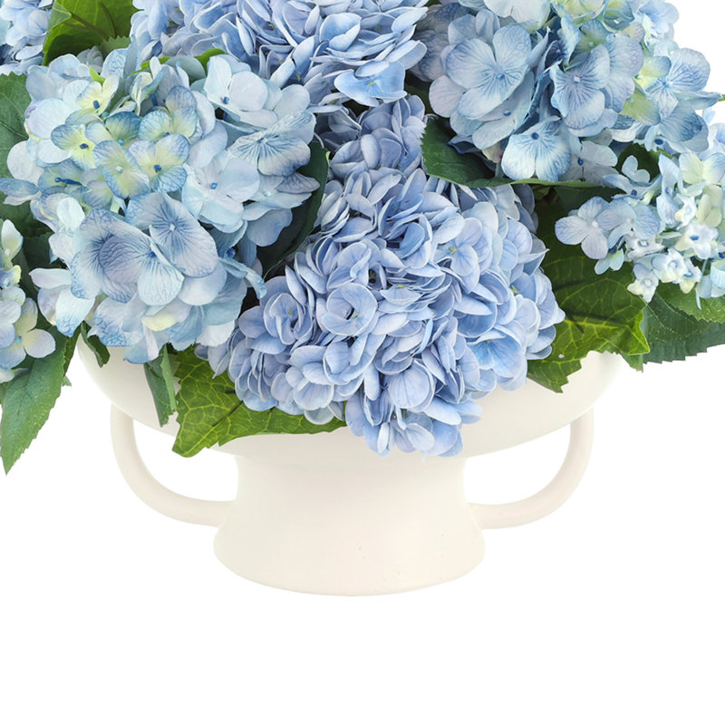 Assorted Hydrangea Centerpiece, Blue