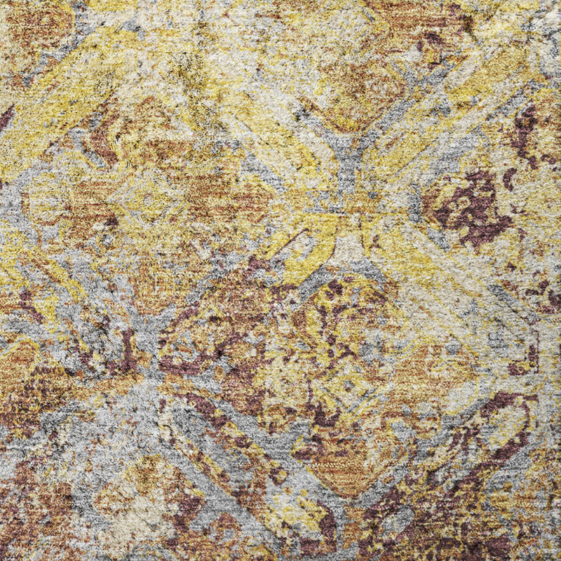 Tapis à poils longs Dream Shag Diamond de qualité supérieure, lavable à la machine, Wheat, 5' x 7'6"