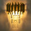 Lampe murale en cristal 2 lumières Imhotep-1840332916