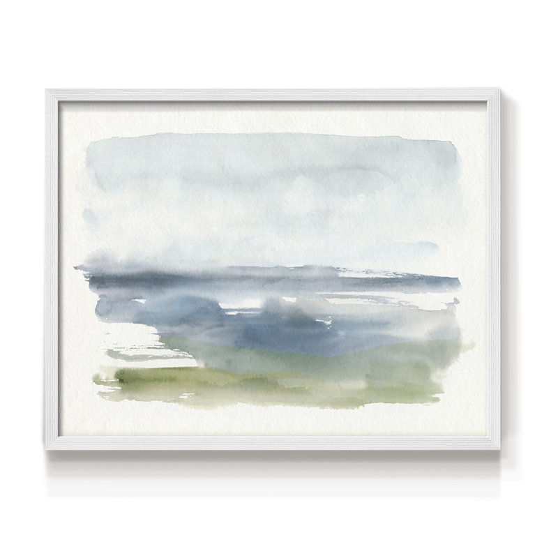 Coastline Splash IV -Framed Print - Restickable