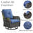 Bonia Swivel Rocker Patio Gliding Chair with Cushions (Set of 4)-1863343514