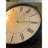 Stylish Decorative Wall Clock, 13.8 inches Diameter | Black & Yellow Design, Real Glass Cover, 1.8 inches Thickness | 100% Durable Plastic, Ideal for Home Decor, Office Spaces, and Modern Interiors-105520001