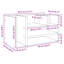Desk Organiser 44.5X24x25 Cm Engineered Wood-693432141