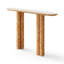 Console Mid-Century moderne en bois manufacturé Burlywood-1078760758