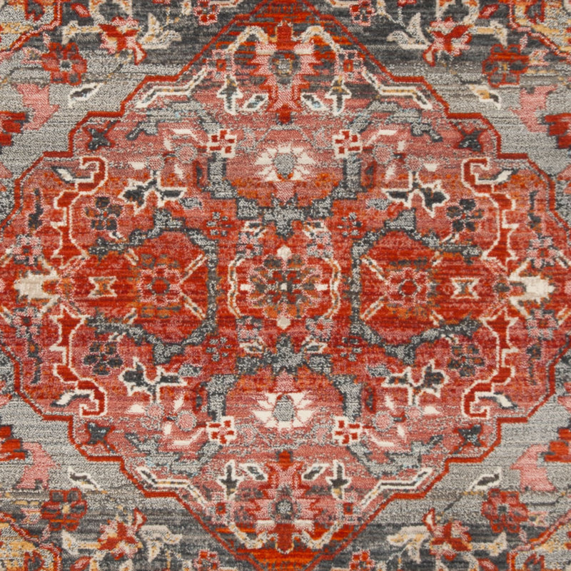 Tapis oriental orange Ehtan, Rectangle 3 pi x 5 pi