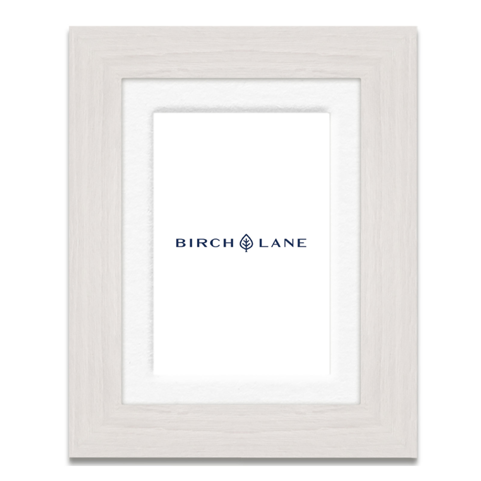Arkhurst Wood Picture Frame with Mat, 5" x 7", White, 11" x 14"