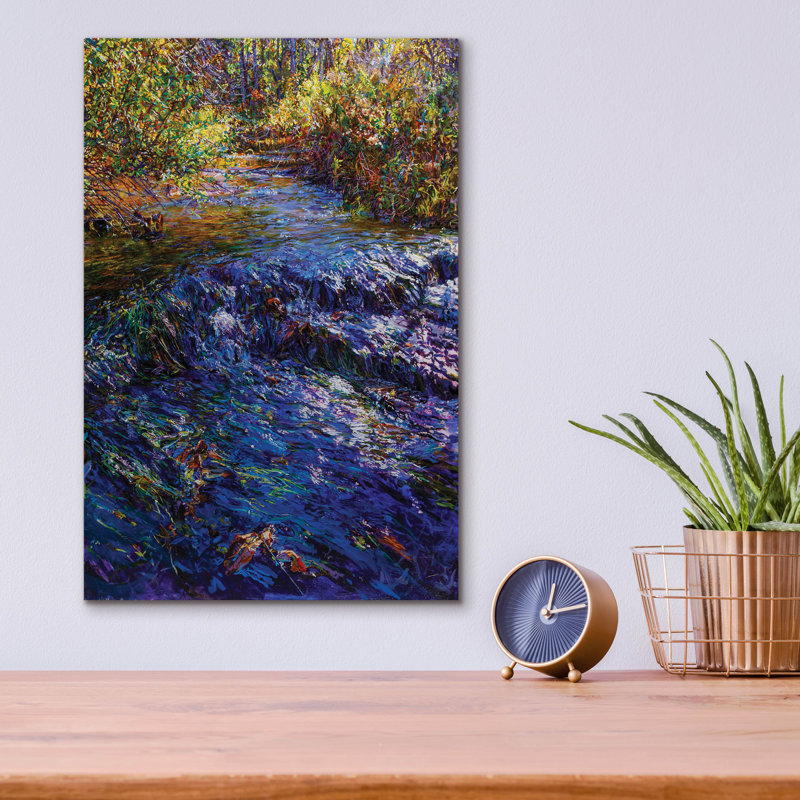«Waterfall» par Joanne Towers, H 16 po x l 12 po x P 0,13 po