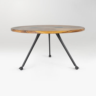 Compa Metal Dining Table Legs with Casters