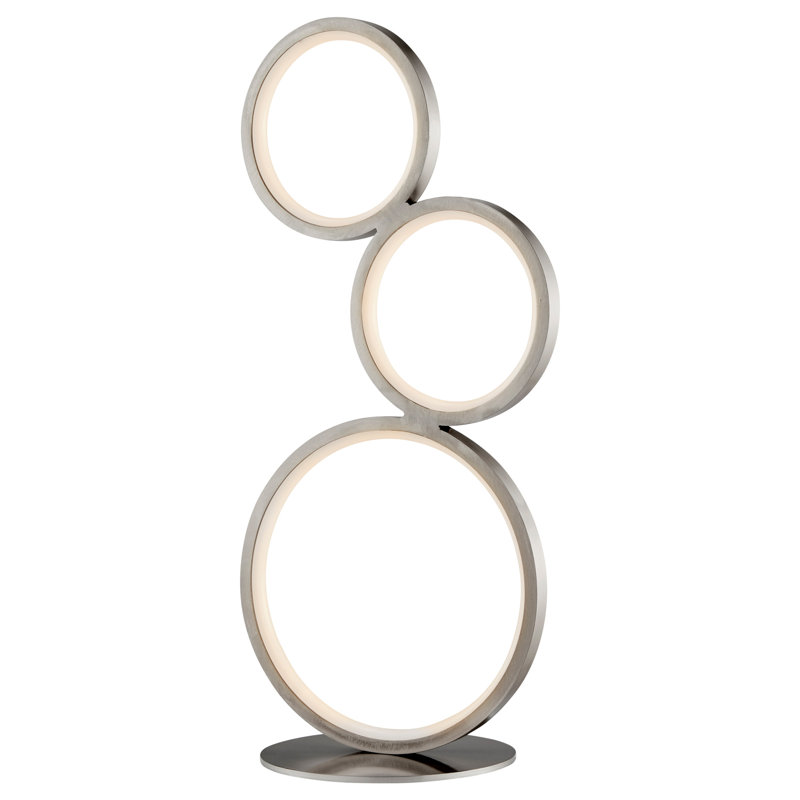 Lampe fantaisie Dunlo, Nickel brossé