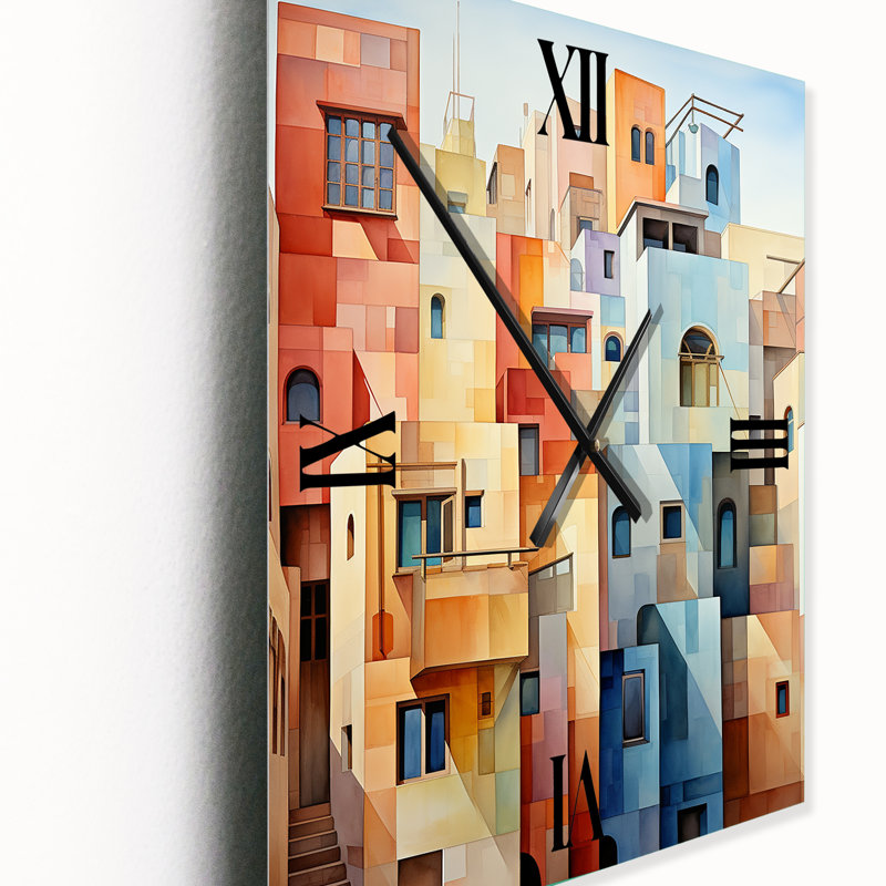 Jacobina - Horloge murale cubisme, Petit