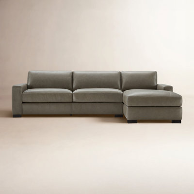 Bonville Full Grain Leather Modular Sofa and Chaise