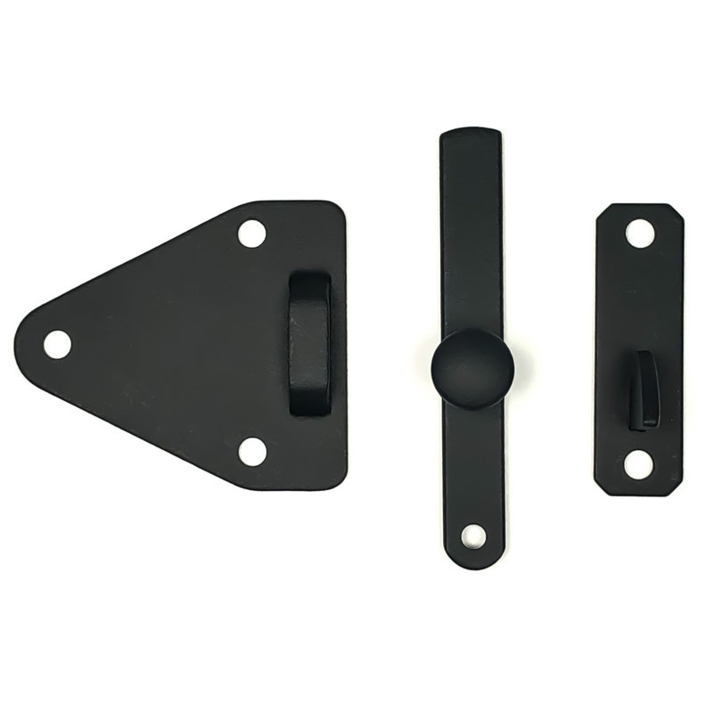 Black Iron Arrowhead Cabinet Latch