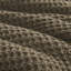 Édredon très grand - chenille en tricot gaufré brun, 100%, 2 taies décoratives, lavable à la machine, intérieur en chenille à motif inversé assorti-118755789