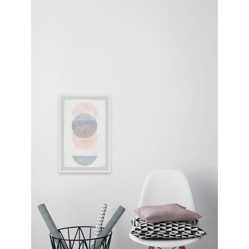 Moon Over The Sea - Single Picture Frame Painting, 30cm H x 20cm W x 3.81cm D