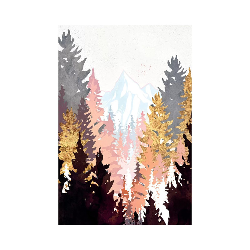 Wine Forest by SpaceFrog Designs - Wrapped Canvas Giclee Art Print, 101.6 cm H x 66.04 cm W x 3.175 cm D