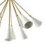 Lustre contemporain en métal Gianne