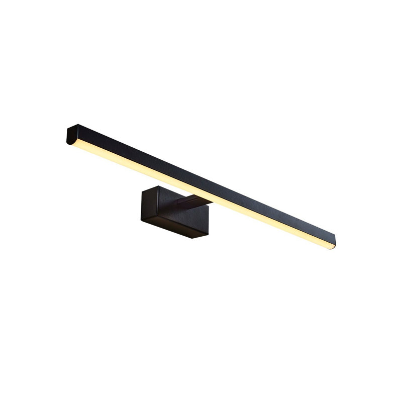 1 - Light LED Wall Mounted Picture Light, Black, 13cm H x 60cm W x 5cm D