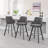 Swivel Linen Upholstered Bar Stool with High Back (Set of 3)-1084916174-1084916211-1084916208