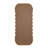 31.4X1.4X74" Oversized Wooden Floor Mirror With Unique Brown Frame