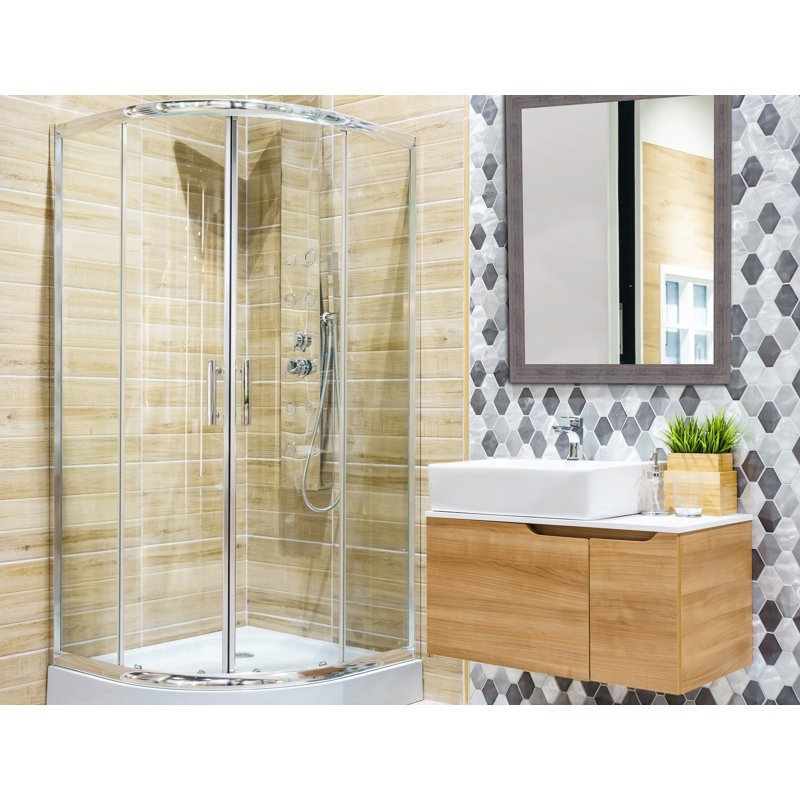 Miroir de salle de bain Hripsik, 64 po x 28 po