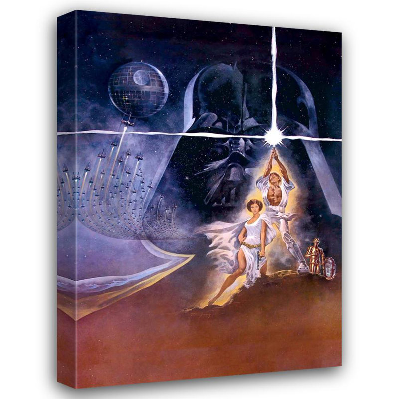 Star Wars A New Hope, H 40 po x l 28 po