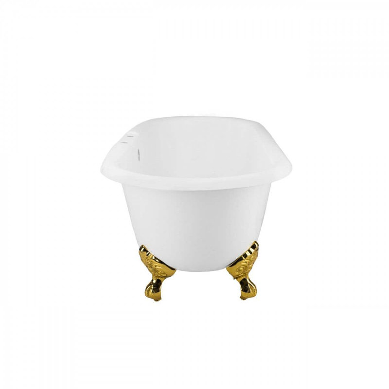 Baignoire de trempage sur pattes 60 po x 30 po Kensington, Laiton