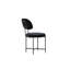 Belser 48cm H 100% Polyester Velvet Upholstered King Louis Back Side Chair