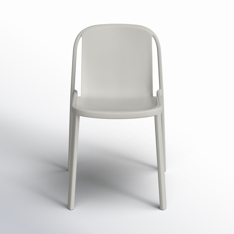 Decade 18'' H Stacking Side Chair, Putty