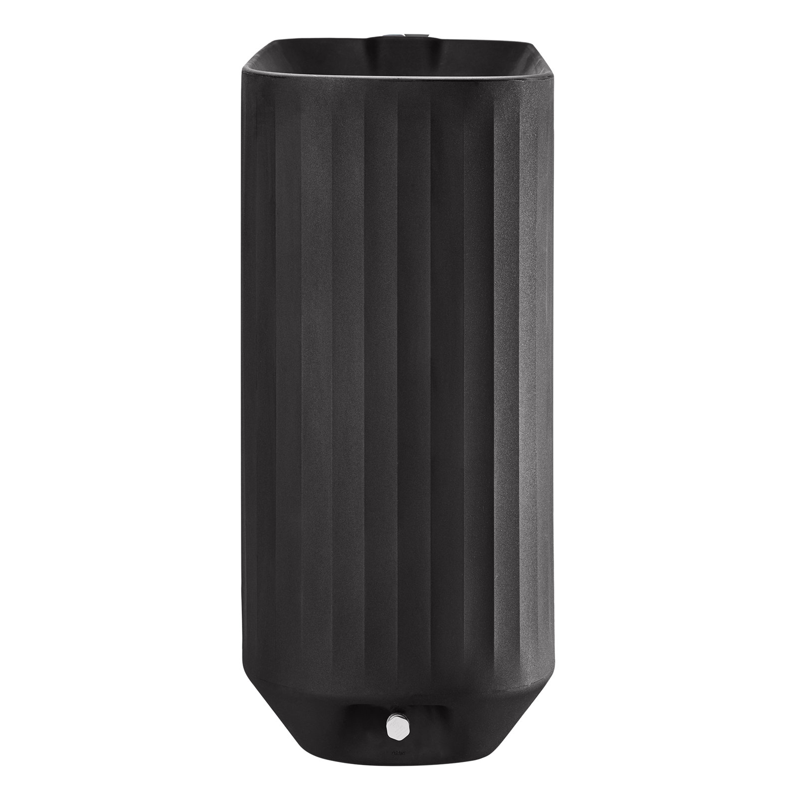Mod 20" Planter Box, Caviar Black, 40" x 14" x 30"H - Privacy Planter Wall