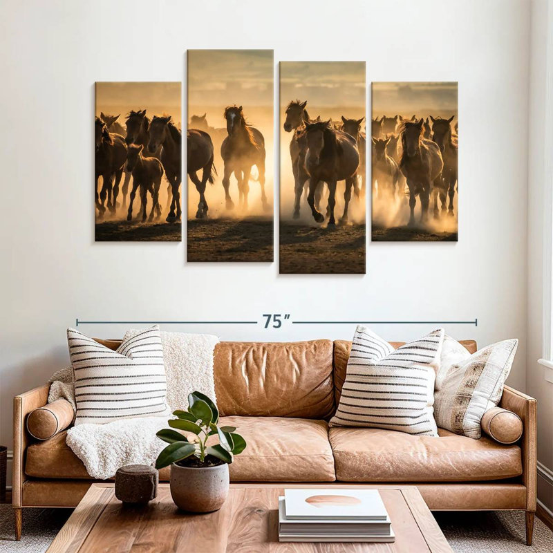Chevaux de la Cappadoce Brampt, H 42 po x l 68 po